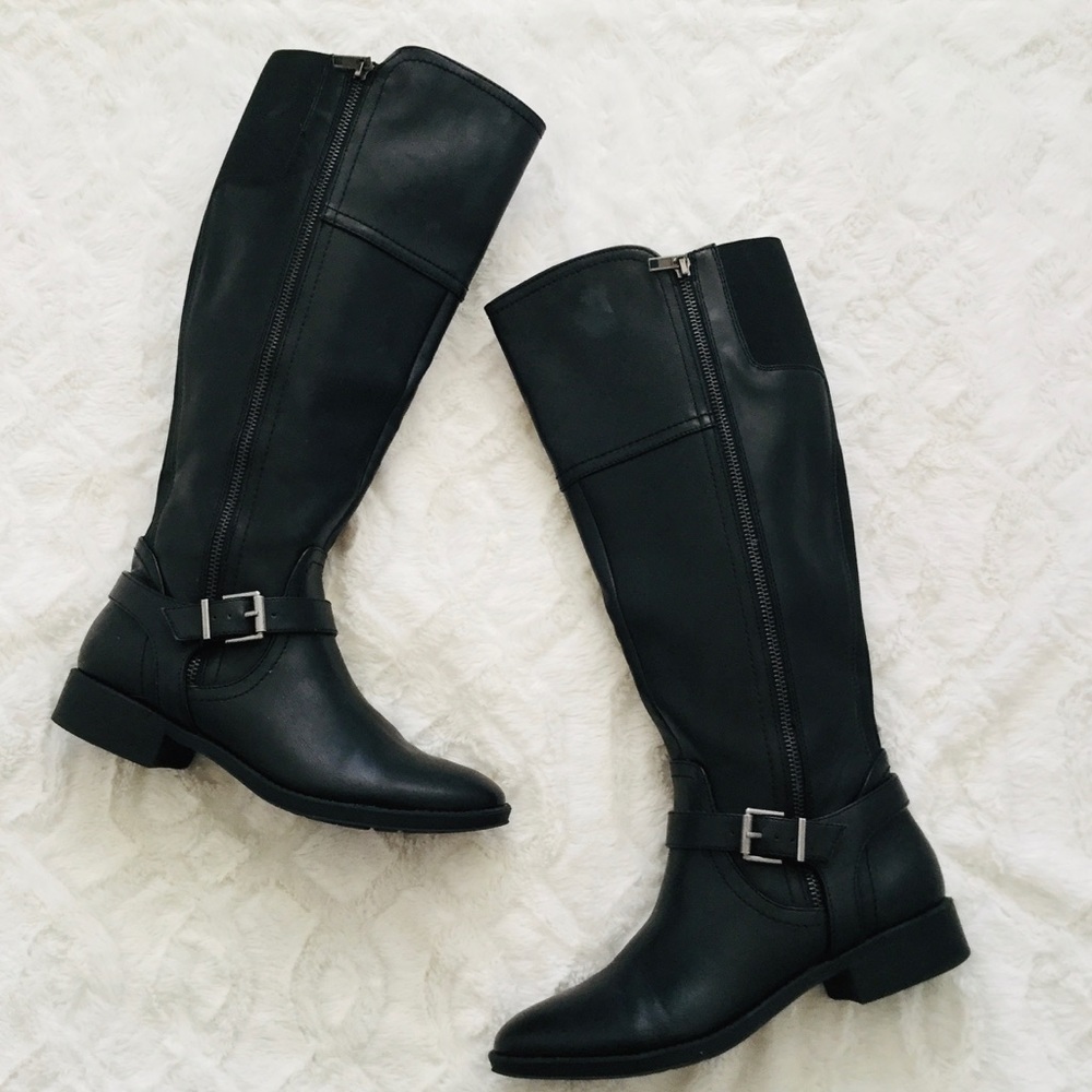 Merona Fall Riding Style Boots Black | Size 8.5